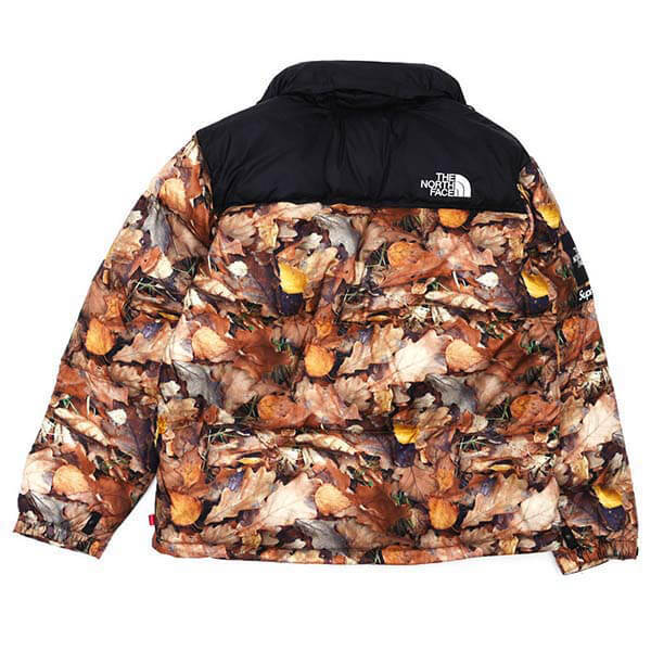 シュプリーム × ノースフェイス FW16 Nuptse Jacket リーフ