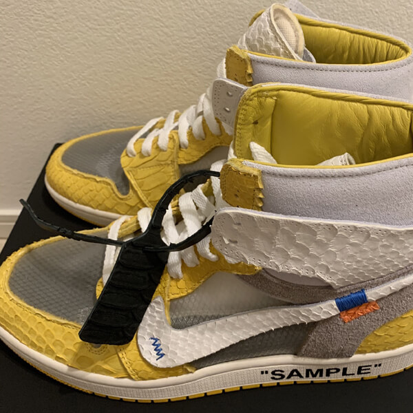 ナイキ Air Jordan 1 "Sample" Canary 超希少2112509