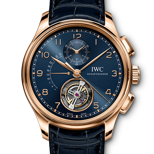 2024新作 IWC　ポルトギーゼ・トゥールビヨン レトログラード・クロノグラフ IW394005