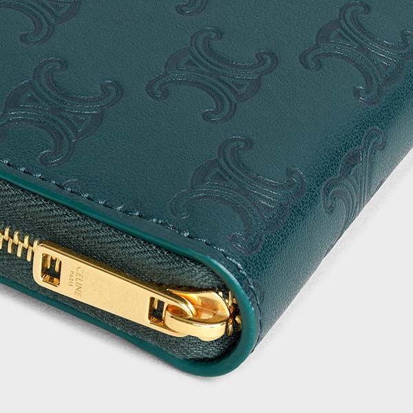 累積売上総額第１位！セリーヌLARGE ZIPPED WALLET_10B553BFU