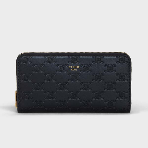 累積売上総額第１位！セリーヌLARGE ZIPPED WALLET_10B553BFU