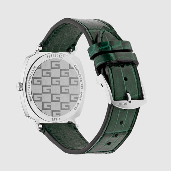 グッチ コピー 20SS 最新作◆ロゴ入り グリップ ウォッチ 38mm◆green 21030405