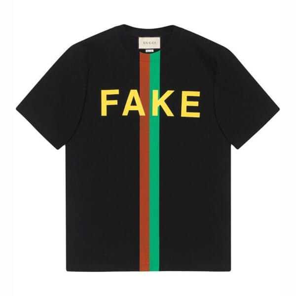 グッチ Tシャツ コピー グッチ FAKE NOT フェイクノット クルーネック 21031001