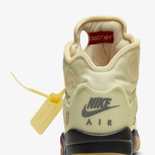 ナイキ × Off-White / Air Jordan5 Sail 偽物エアジョーダン5 セイル 21031506