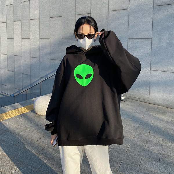 バレンシアガ 21SS スーパーコピー ALIEN Alien Overfit Hoodie 21033014