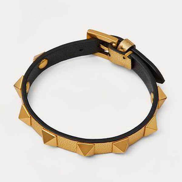 ヴァレンティノ偽物ヴァレンティノ GARAVANI ROCSKTUD LEATHER BRACELET 21033130