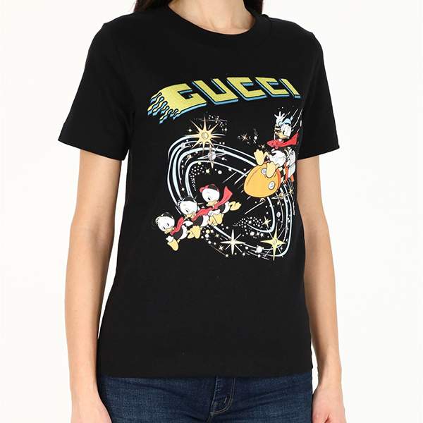 グッチxDISNEY（ディズニー）ドナルドダック Tシャツ 偽物 644671XJDBD1043