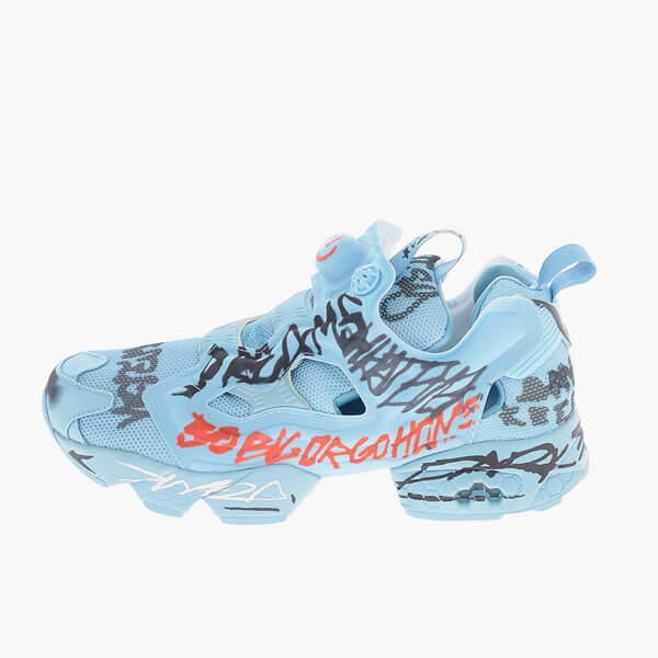 ☆SALE☆ヴェトモンxリーボック コピー Fabric GRAFFITI PUMP FURY Sneakers 21040739