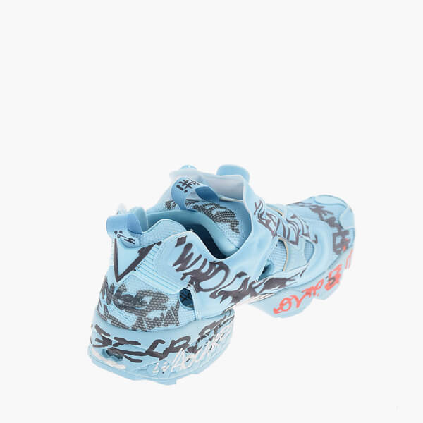 ☆SALE☆ヴェトモンxリーボック コピー Fabric GRAFFITI PUMP FURY Sneakers 21040739