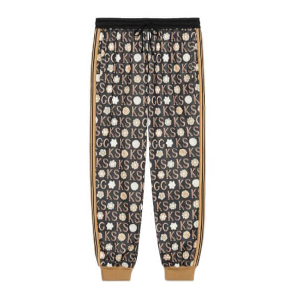 グッチxケンスコット コピー プリント入り ジョギングパンツ グッチ Ken Scott x グッチ print jogging pant 21040808