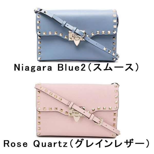 ヴァレンティノ ショルダーバッグ 偽物 ROCKSTUD SMALL スムースレザー ショルダーバッグ 21050502