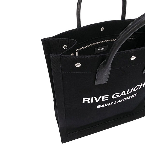 ☆超人気☆【サンローラン トートバッグ 偽物】RIVE GAUCHE コットン/リネン ノエ ユニセックス トートバッグ  容量大!! 6316829J52E9280