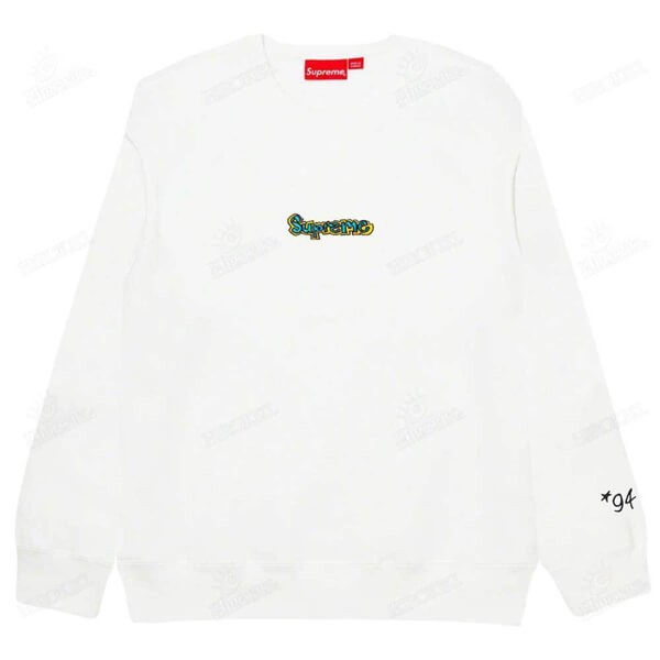 21SS /シュプリーム ゴンズ ロゴ クルーネック 偽物 Gonz Logo Crewneck  21060971