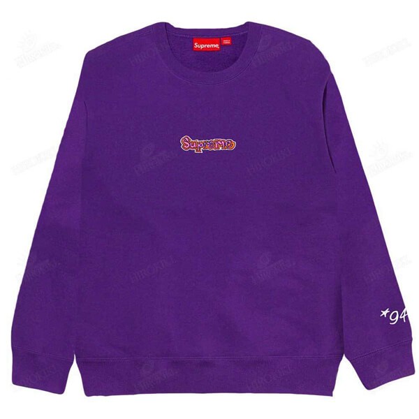 21SS /シュプリーム ゴンズ ロゴ クルーネック 偽物 Gonz Logo Crewneck  21060971