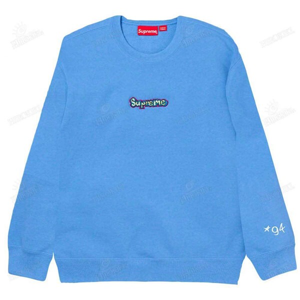 21SS /シュプリーム ゴンズ ロゴ クルーネック 偽物 Gonz Logo Crewneck  21060971