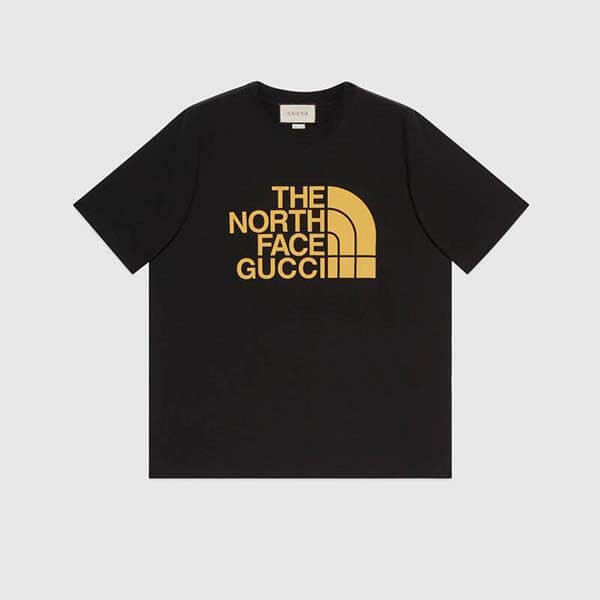 【21SS】グッチ Tシャツ 偽物★ノースフェイス×グッチ 特大Tシャツ 616036 XJDCL 1131