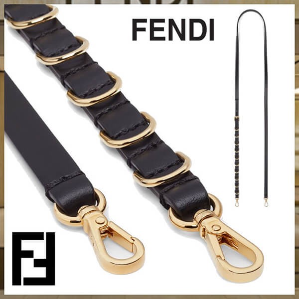 日本未入荷【フェンディ ストラップユー パロディ】PICO STRAP YOU ショルダーストラップ 8AV176AAIWF0KUR