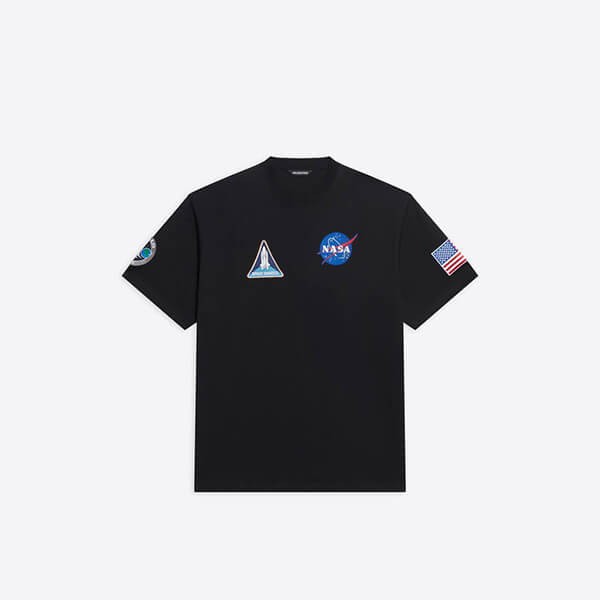 限定コラボ♪【バレンシアガ Tシャツ コピー】× NASA スペース ロゴTシャツ 21062520