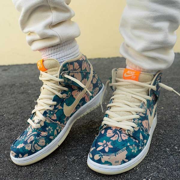 大人気＊ナイキ ダンク コピー SB Dunk High Hawaii＊CZ2232-300＊ハワイ花柄