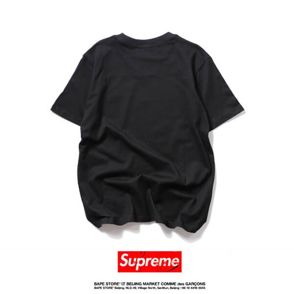 2021SS シュプリーム ボックスロゴ tシャツ 偽物 BOX LOGO TEE BLACK Tシャツ 21062904