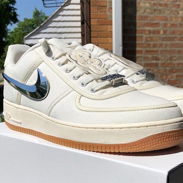 激レア コラボ TRAVIS SCOTT X ナイキ AIR FORCE 1 偽物  LOW COMPLEXCON スニーカー AF-100 AQ4211-100