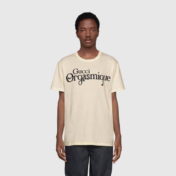 累積売上総額第１位【★21春夏】グッチ ORGASMIQUE Tシャツ 偽物 548334 XJCKZ 9232