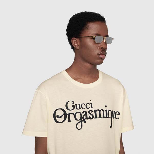 累積売上総額第１位【★21春夏】グッチ ORGASMIQUE Tシャツ 偽物 548334 XJCKZ 9232