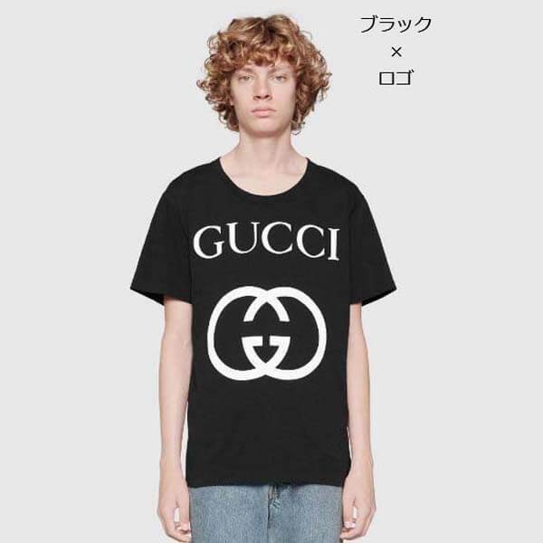 完売前に！【グッチ Tシャツ 偽物】インターロッキングG コットン オーバーサイズ Tシャツ 21070222