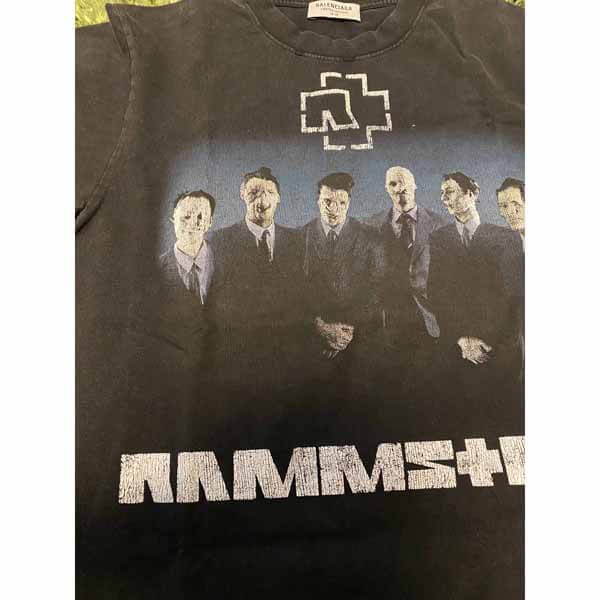 【全世界200着限定】☆バレンシアガ Tシャツ 偽物☆ RAMMSTEIN スモールフィット Tシャツ 21072005