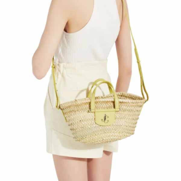 ☆21SS☆【ジミーチュウ コピー】MACY TOTE/S JCロゴ付きトートバッグ 21072722