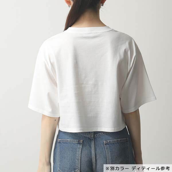 21SS【セリーヌ】クロップド Tシャツ 偽物 コットンジャージー 2X761501F.24IA