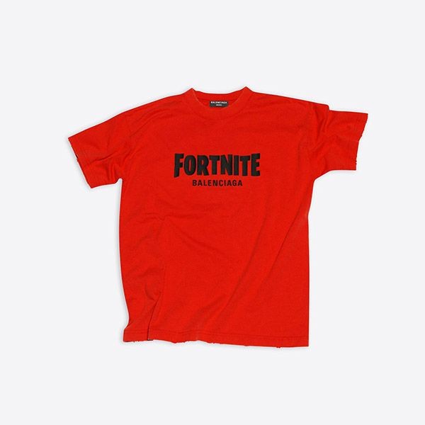 2021 バレンシアガ Tシャツ 偽物 Fortnite©EPIC GAMES ロゴの刺繍 612966TLVO36506