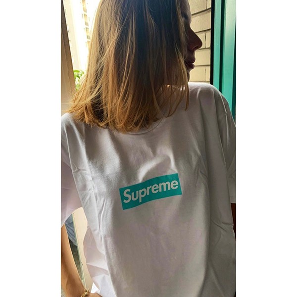 【シュプリーム x ティファニー】Box Logo Tee ボックスロゴ  Tシャツ 偽物 22030701