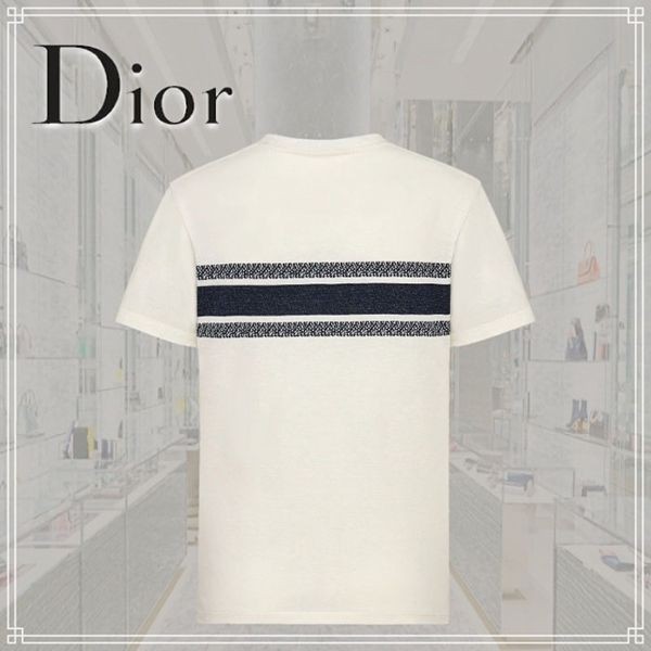 【大人気】ディオール☆Tシャツ トップス ロゴ シンプル 143T04A4043X0200