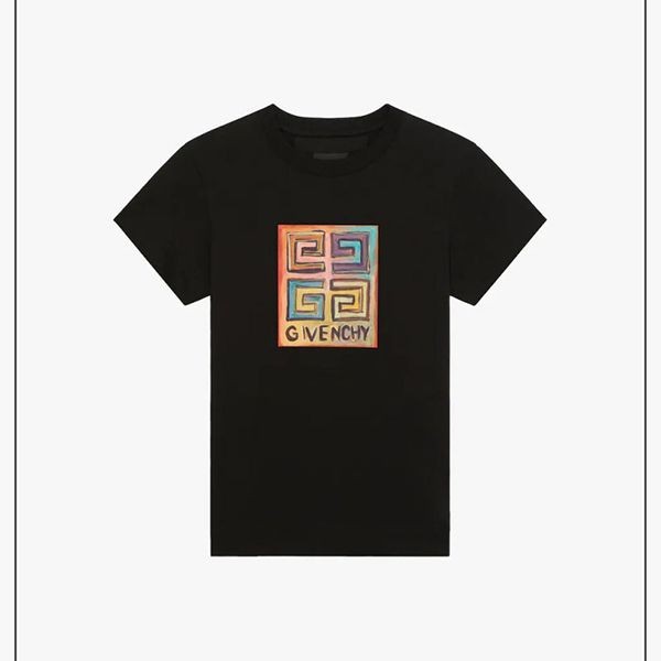 【ジバンシィ】 4g プリント ジャージ スリム フィット Tシャツコピー BW707Y3Z96-001