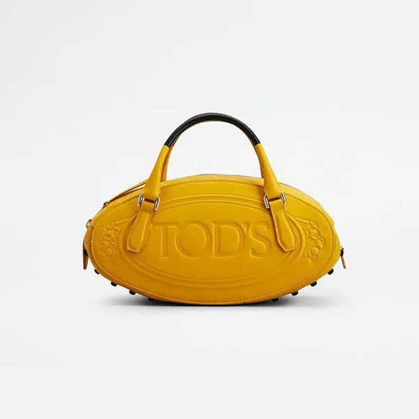 TODS☆ハンドバッグ コピー レザー エンボスロゴ ゴムパッド 2WAYXBWBOWH0100RBR1F39