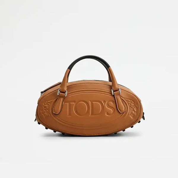 TODS☆ハンドバッグ コピー レザー エンボスロゴ ゴムパッド 2WAYXBWBOWH0100RBR1F39