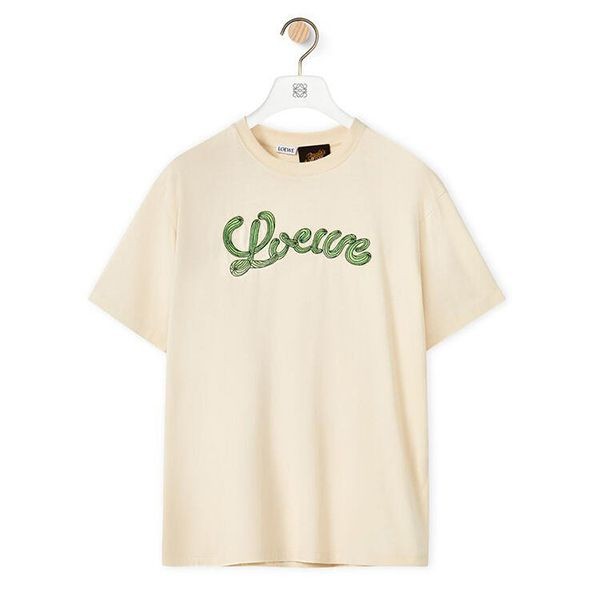 2022SSNEW【ロエベ】ロゴ入り サボテンモチーフTシャツ 偽物 S616Y22J02