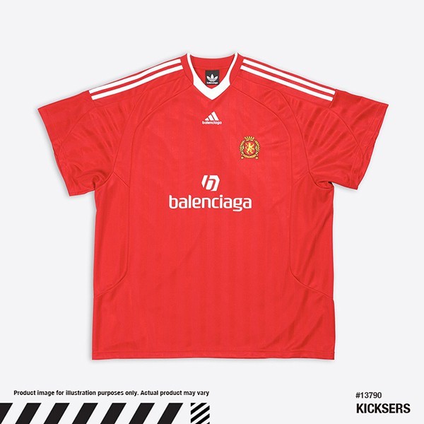 バレンシアガ ADIDASバレンシアガ サッカーTシャツ オーバーサイズ 22053104