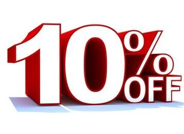 10% OFF クーポン