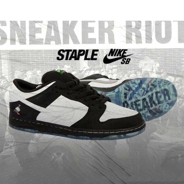 在庫ありナイキ SB Dunk Low Staple Panda Pigeon - ダンクパンダ コピーピジョンBV1310-013