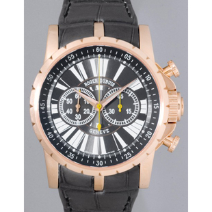 ロジェデュブイ ROGERDUBUIS エクスカリバー EX45 78 50 00/0AR01/B RG/皮 世界限定88本 グレー