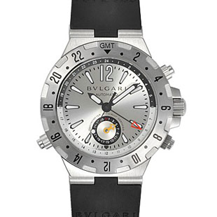 ブルガリコピー ディアゴノ プロフェッショナル GMT GMT40C5SVDメンズ 自動巻き