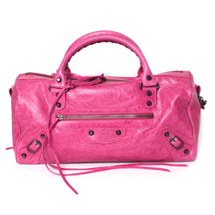 バレンシアガバレンシアガコピー128523-D94JT-5669 ボストンバッグ THE TWIGGY(ザ ツィギー) SORBET/FUCSIA(ソルベ ピンク)