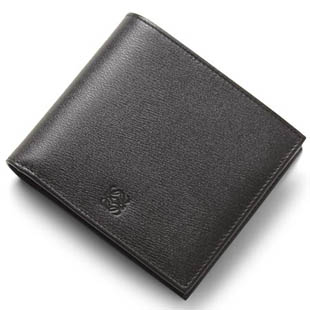 ロエベコピー 2つ折り財布 AMERICAN WALLET 103.30.501 3127  ブラック×ベージュ10330 501 3127 メンズ