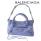 バレンシアガBALENCIAGAコピー THE FIRST エディターズバッグ240579 D94JT 4360ファースト NUAGE ヌアージュ (ヒヤシンスブルー）