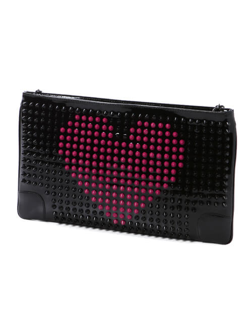 クリスチャン ルブタンコピー 新作パテントカーフ　ショルダー付 クラッチバッグLOUBIPOSH CLUTCH VALENTINES  1155029 B055