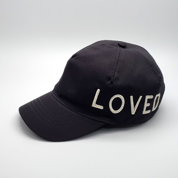 19AW★グッチスーパーコピー★ブラック LOVED ベースボールキャップ 9041301