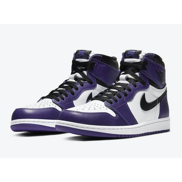 【ナイキ偽物】激レア エアジョーダン1 コートパープル 偽物 Air Jordan 1 Retro High "Court Purple White"20091503