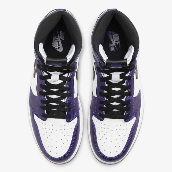 【ナイキ偽物】激レア エアジョーダン1 コートパープル 偽物 Air Jordan 1 Retro High "Court Purple White"20091503